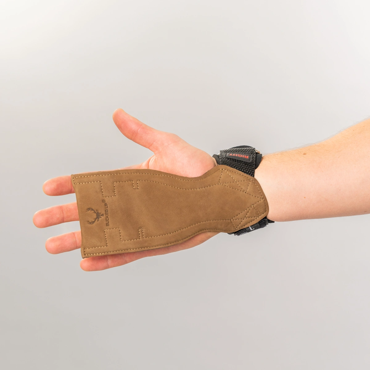 Leather Lifting Grips Bucked Up